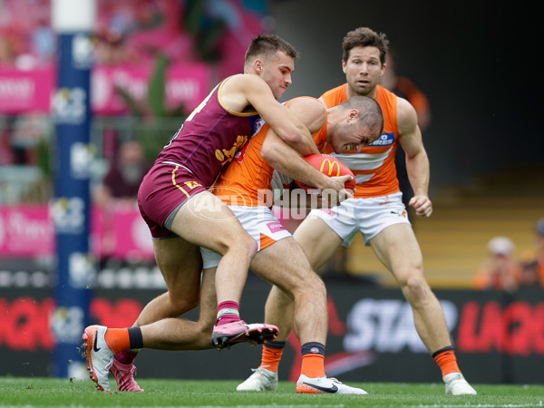 AFL 2024 Round 22 - Brisbane v GWS - A-52641181