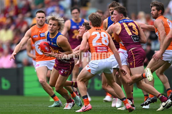 AFL 2024 Round 22 - Brisbane v GWS - A-52642193