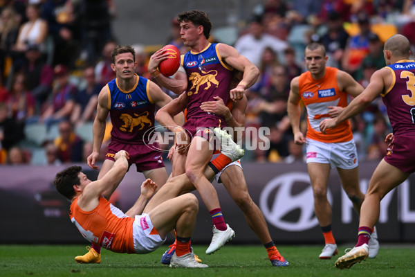 AFL 2024 Round 22 - Brisbane v GWS - A-52643866