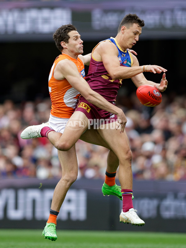 AFL 2024 Round 22 - Brisbane v GWS - A-52643911