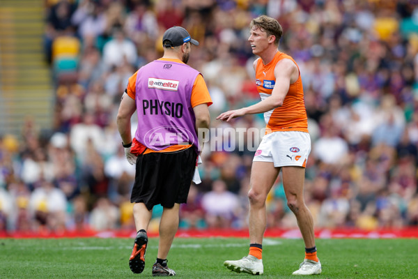 AFL 2024 Round 22 - Brisbane v GWS - A-52646385