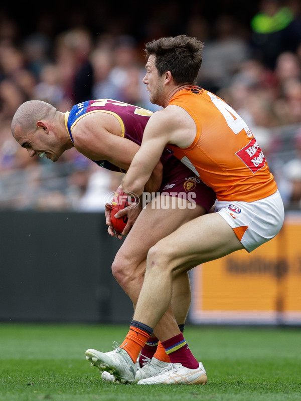 AFL 2024 Round 22 - Brisbane v GWS - A-52646394