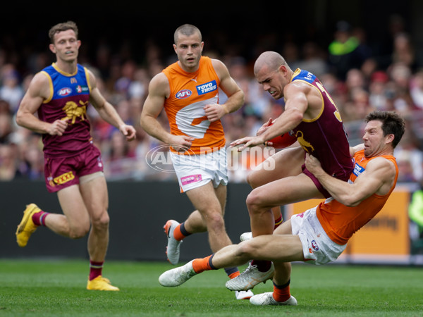 AFL 2024 Round 22 - Brisbane v GWS - A-52646396