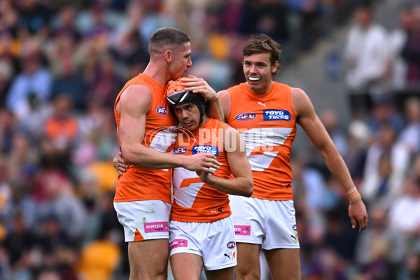 AFL 2024 Round 22 - Brisbane v GWS - A-52688252