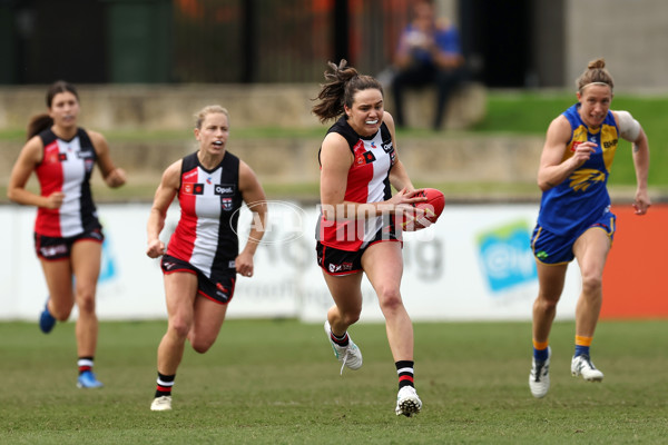 AFLW 2024 Practice Match - West Coast v St Kilda - A-53043222