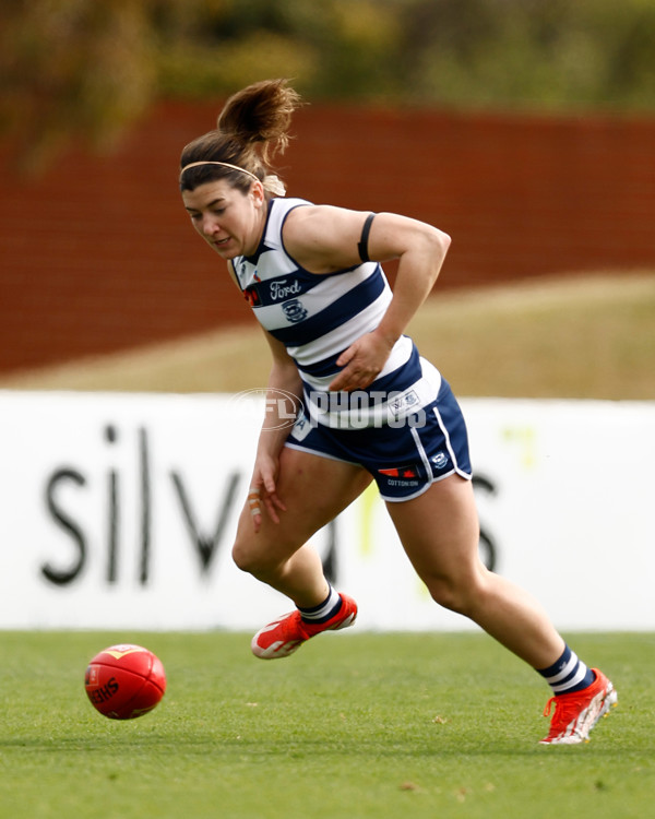 AFLW 2024 Practice Match - Essendon v Geelong - A-53058402