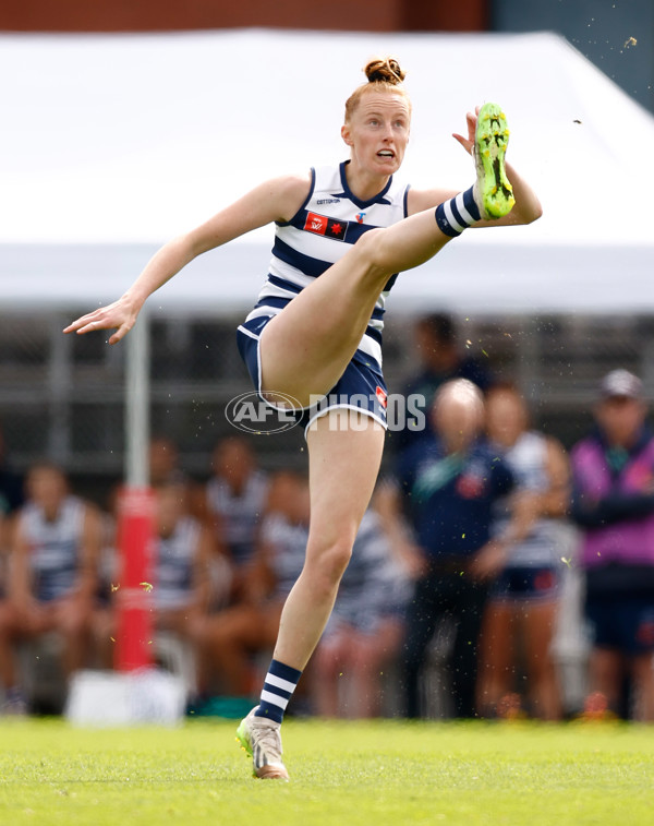 AFLW 2024 Practice Match - Essendon v Geelong - A-53058405