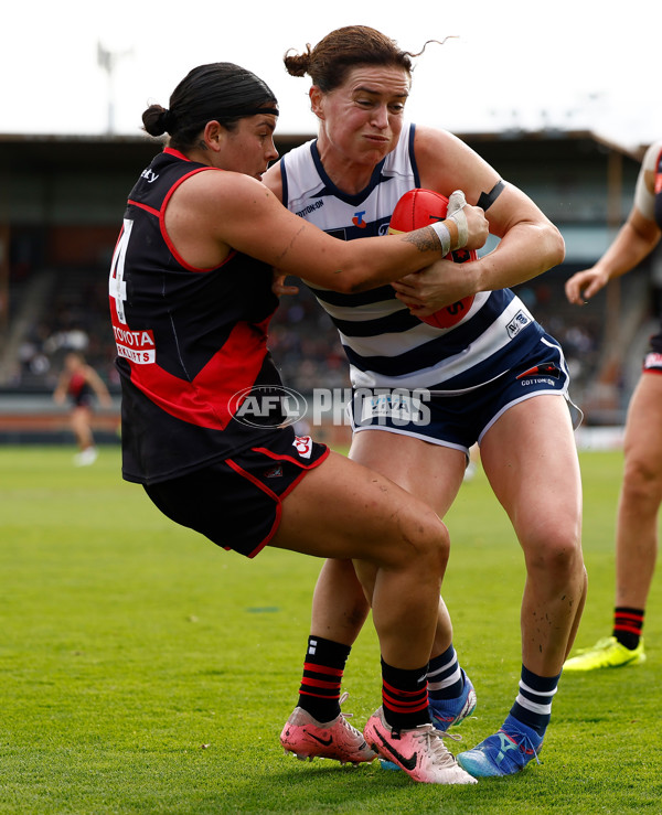 AFLW 2024 Practice Match - Essendon v Geelong - A-53061338