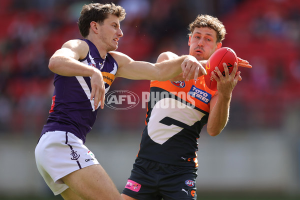AFL 2024 Round 23 - GWS v Fremantle - A-53061350