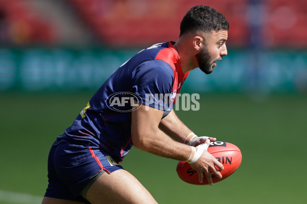 AFL 2024 Round 23 - Gold Coast v Melbourne - A-53061680