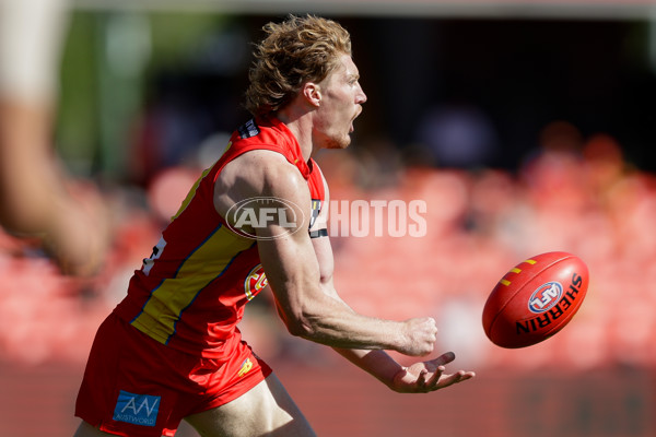 AFL 2024 Round 23 - Gold Coast v Melbourne - A-53063917