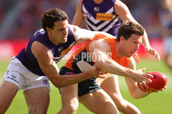 AFL 2024 Round 23 - GWS v Fremantle - A-53064191