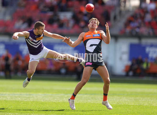 AFL 2024 Round 23 - GWS v Fremantle - A-53064192