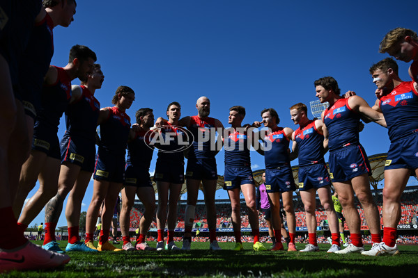 AFL 2024 Round 23 - Gold Coast v Melbourne - A-53064221