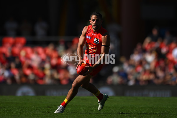 AFL 2024 Round 23 - Gold Coast v Melbourne - A-53066438