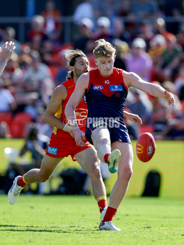 AFL 2024 Round 23 - Gold Coast v Melbourne - A-53066478