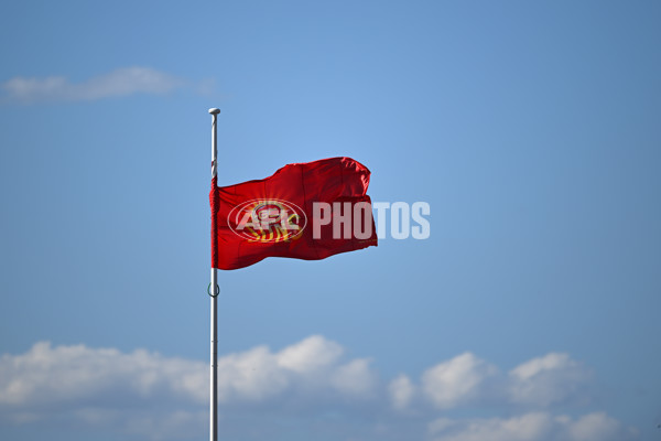 AFL 2024 Round 23 - Gold Coast v Melbourne - A-53067424