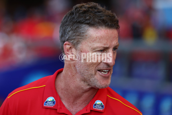 AFL 2024 Round 23 - Gold Coast v Melbourne - A-53067427