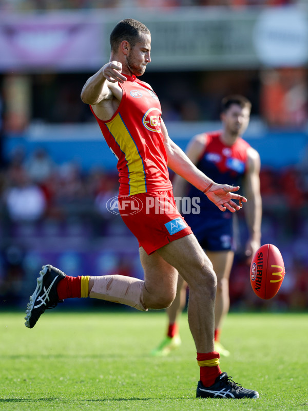 AFL 2024 Round 23 - Gold Coast v Melbourne - A-53067508