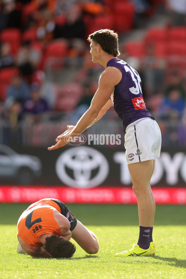 AFL 2024 Round 23 - GWS v Fremantle - A-53072570