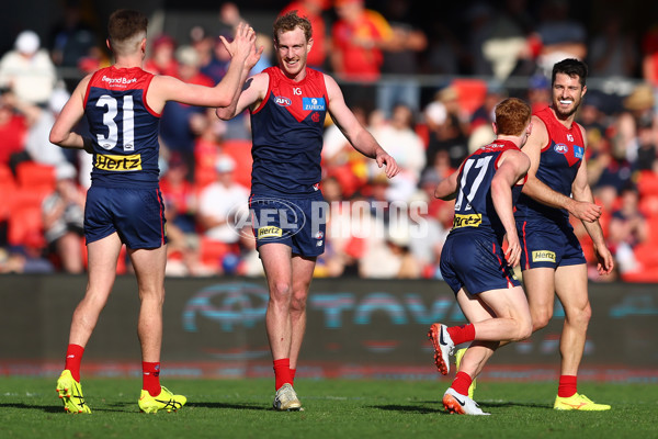 AFL 2024 Round 23 - Gold Coast v Melbourne - A-53075721