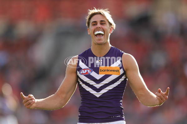 AFL 2024 Round 23 - GWS v Fremantle - A-53075737