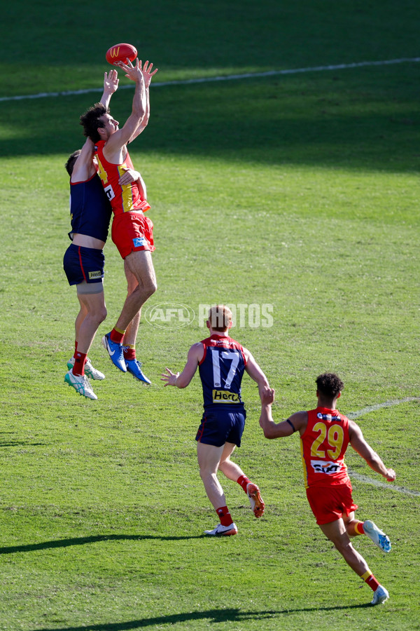 AFL 2024 Round 23 - Gold Coast v Melbourne - A-53078242