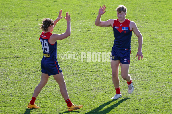 AFL 2024 Round 23 - Gold Coast v Melbourne - A-53078641