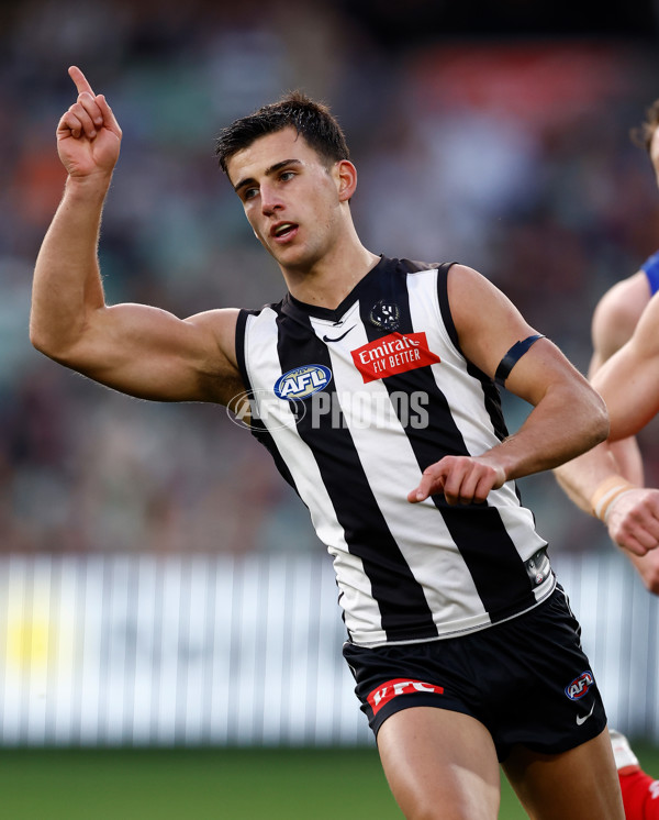 AFL 2024 Round 23 - Collingwood v Brisbane - A-53083887