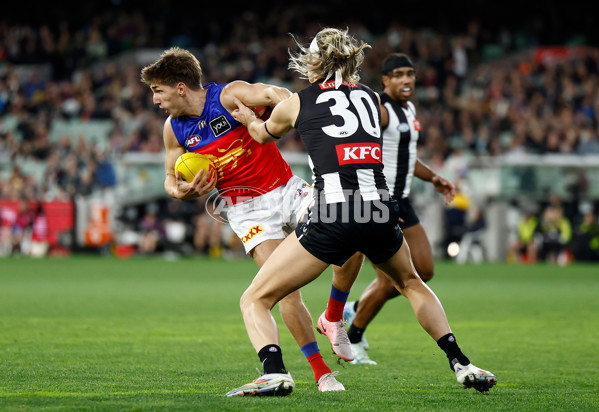 AFL 2024 Round 23 - Collingwood v Brisbane - A-53086179