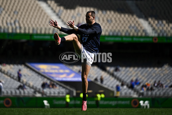AFL 2024 Round 23 - West Coast v Carlton - A-53133207
