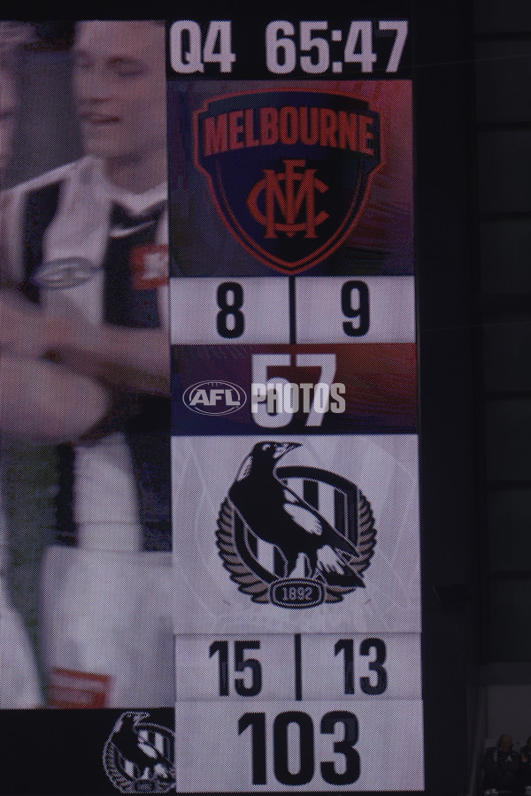 AFL 2024 Round 24 - Melbourne v Collingwood - A-53332448