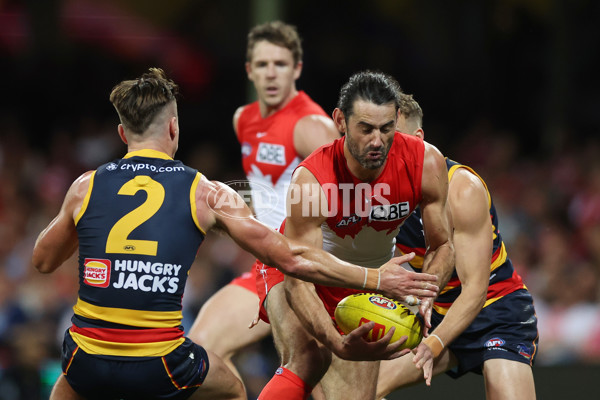 AFL 2024 Round 24 - Sydney v Adelaide - A-53379036