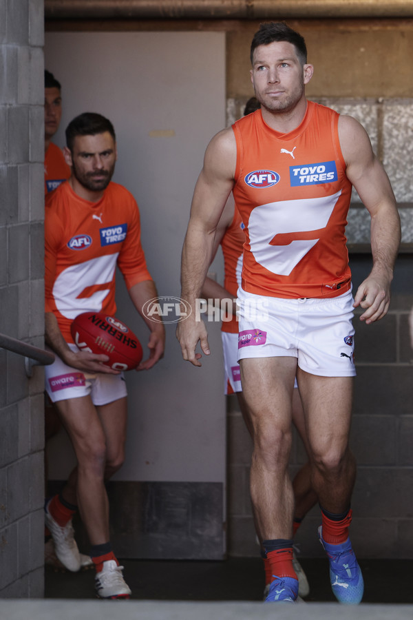AFL 2024 Round 24 - Western Bulldogs v GWS - A-53379086
