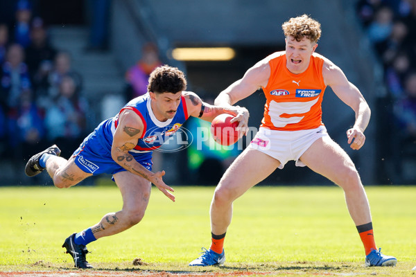 AFL 2024 Round 24 - Western Bulldogs v GWS - A-53379102