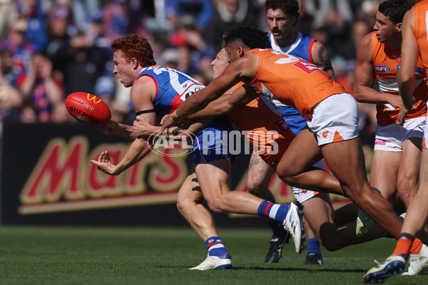 AFL 2024 Round 24 - Western Bulldogs v GWS - A-53381575