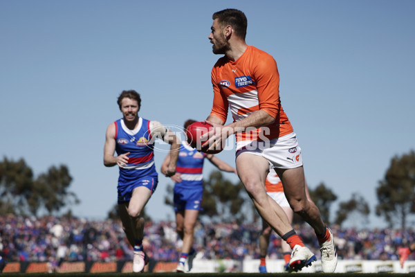 AFL 2024 Round 24 - Western Bulldogs v GWS - A-53381606