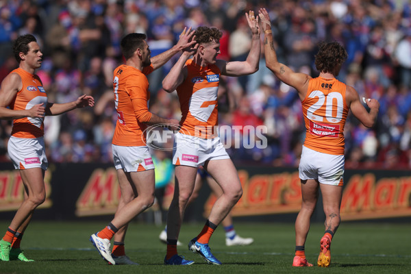 AFL 2024 Round 24 - Western Bulldogs v GWS - A-53381607