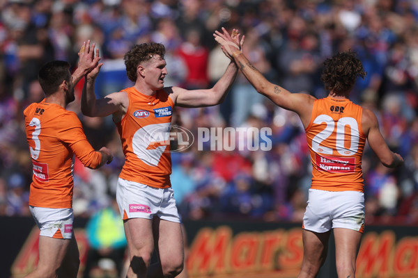 AFL 2024 Round 24 - Western Bulldogs v GWS - A-53381609