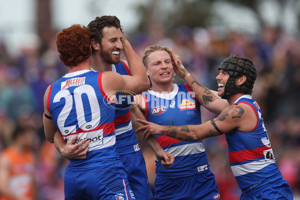 AFL 2024 Round 24 - Western Bulldogs v GWS - A-53381619