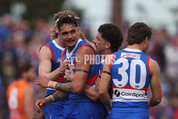 AFL 2024 Round 24 - Western Bulldogs v GWS - A-53381626