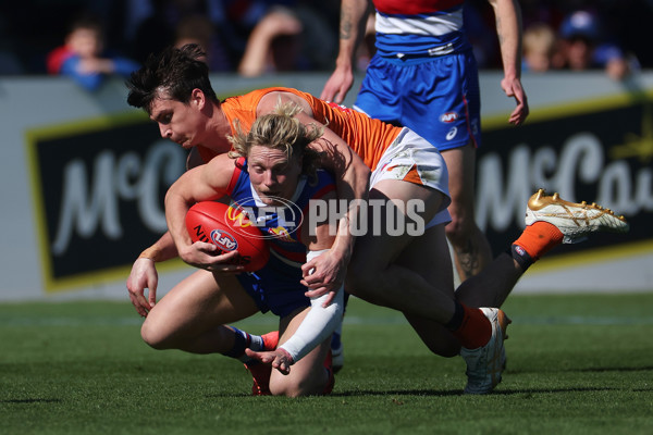 AFL 2024 Round 24 - Western Bulldogs v GWS - A-53381768