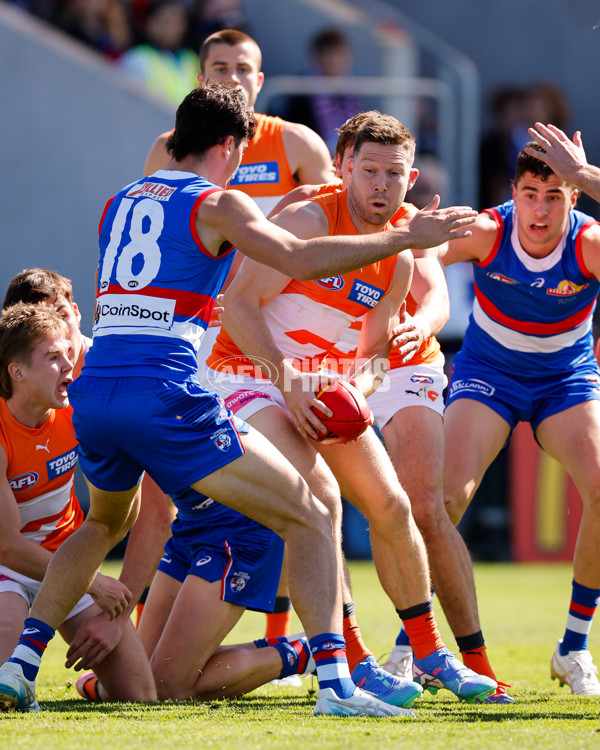 AFL 2024 Round 24 - Western Bulldogs v GWS - A-53381777
