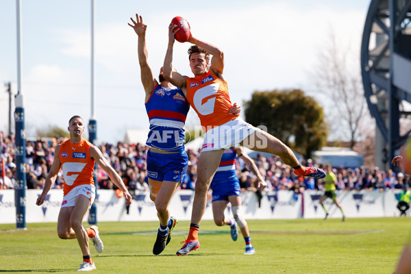 AFL 2024 Round 24 - Western Bulldogs v GWS - A-53381788