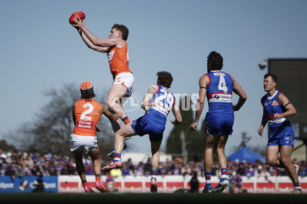 AFL 2024 Round 24 - Western Bulldogs v GWS - A-53383862