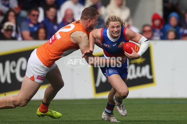AFL 2024 Round 24 - Western Bulldogs v GWS - A-53383886