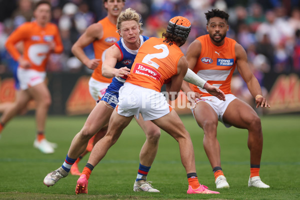 AFL 2024 Round 24 - Western Bulldogs v GWS - A-53383930