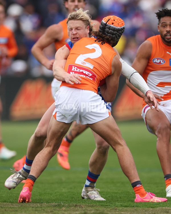AFL 2024 Round 24 - Western Bulldogs v GWS - A-53383932