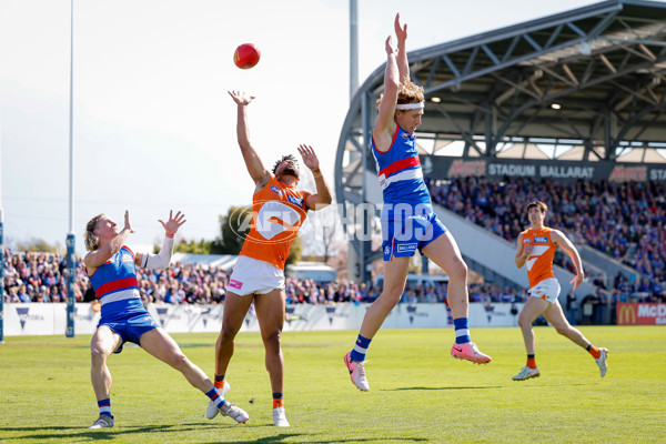 AFL 2024 Round 24 - Western Bulldogs v GWS - A-53386588