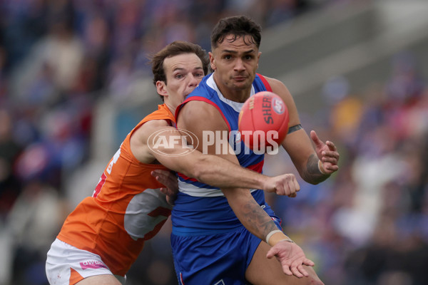 AFL 2024 Round 24 - Western Bulldogs v GWS - A-53389634